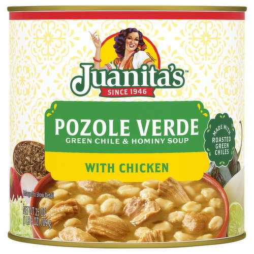 Juanita's Green Chile & Hominy Soup with Chicken