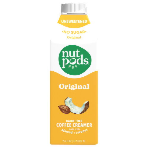 Nutpods Unsweetened Original Coffee Creamer Image 1 of 6