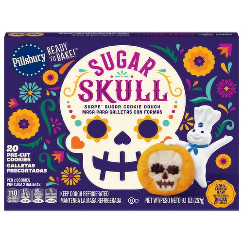 Pillsbury Sugar Cookies Sugar Skull 20 ct Image 1 of 6