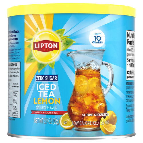 Lipton Zero Sugar Lemon Iced Tea