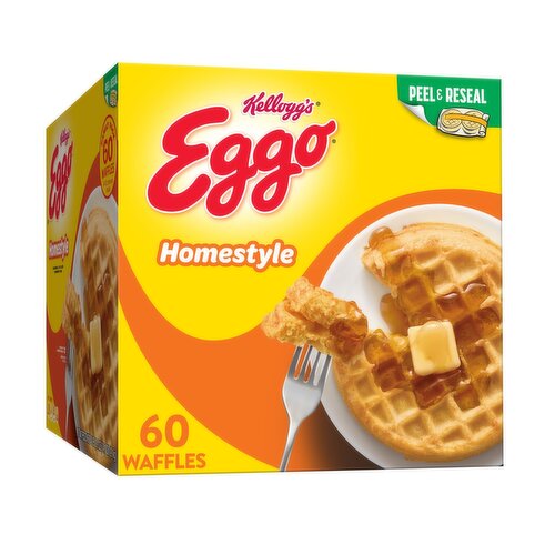 Eggo Frozen Waffles, Homestyle, Family Pack