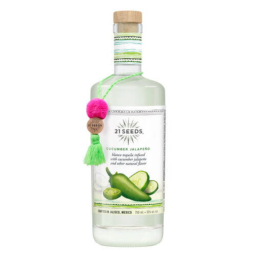 21 Seeds Cucumber Jalapeno Infused Blanco Flavored Tequila