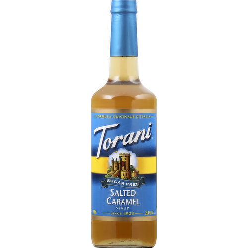 Torani Syrup, Sugar Free, Salted Caramel