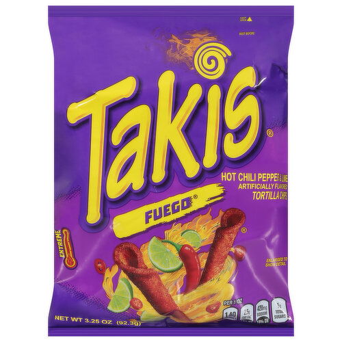 Takis Tortilla Chips, Fuego, Extreme