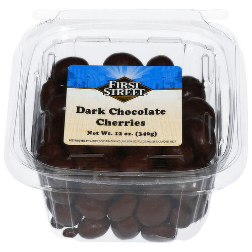 First Street Cherries, Dark Chocolate