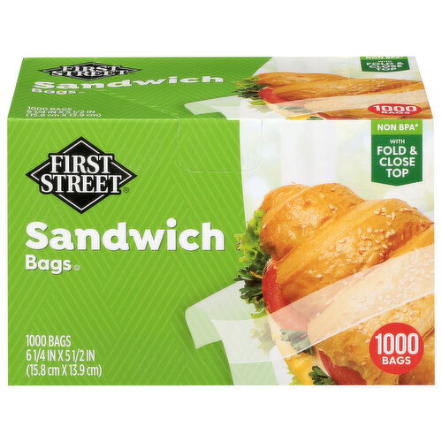 First Street Sandwich Bags