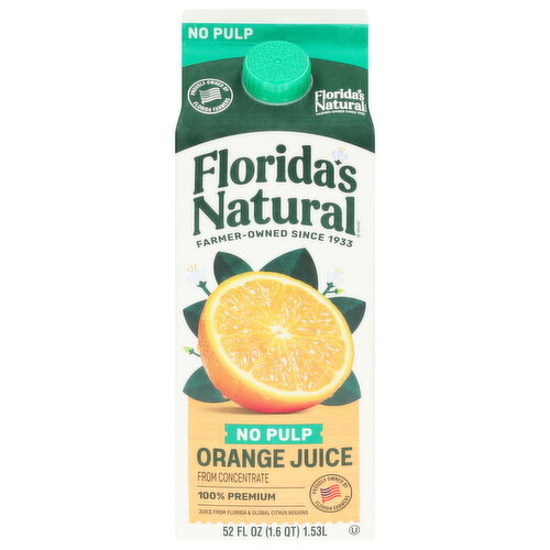 Florida's Natural No Pulp Orange Juice