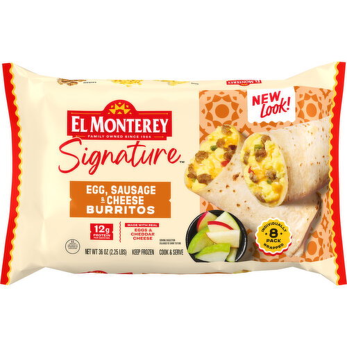 El Monterey Burritos, Egg, Sausage & Cheese