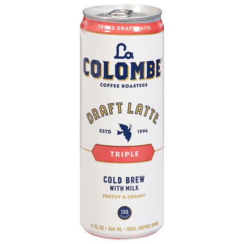 La Colombe Coffee Drink, Draft Latte, Triple, Cold Brew