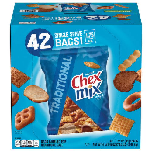 Chex Mix Savory Traditional Snack Mix