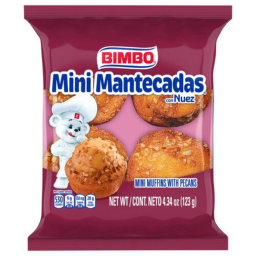 Bimbo Mini with Pecans Muffins