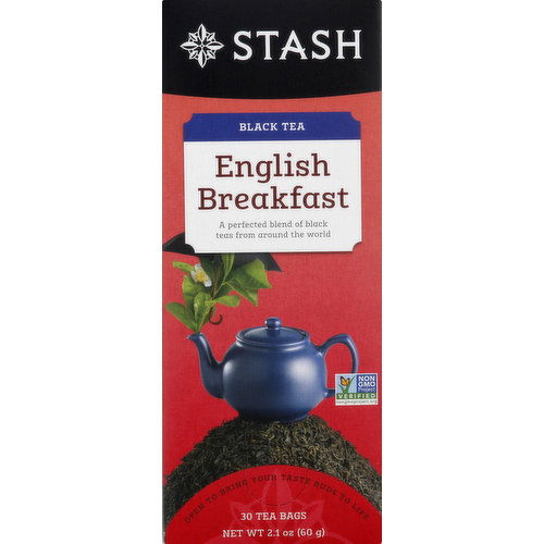 Stash Black Tea, English Breakfast, Tea Bags