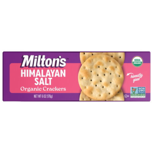 Milton's Himalayan Salt Organic Crackers Image 1 of 3