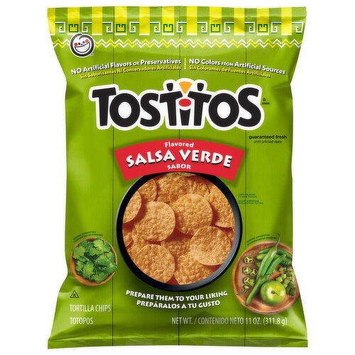 Tostitos Corn Salsa Verde Tortilla Chips