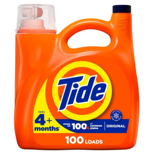 Tide Liquid Laundry Detergent, Original, 132 fl oz, 100 Loads