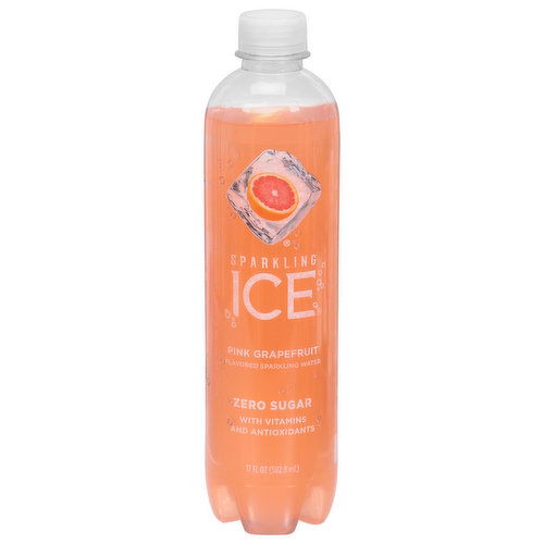 Sparkling Ice Sparkling Water, Zero Sugar, Pink Grapefruit Flavored