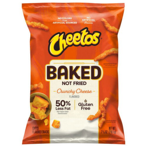 Cheetos Baked Not Fried Crunchy Cheese Flavored Cheese Flavored Snacks