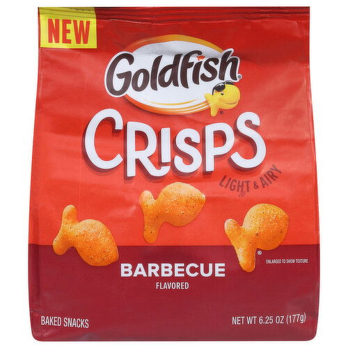 Goldfish Crisps, Barbecue Flavored, Light & Airy