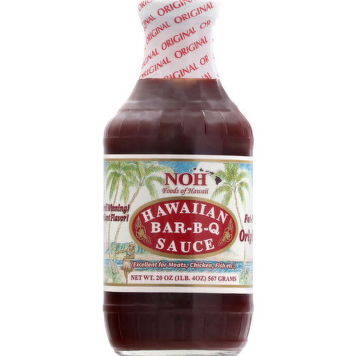 NOH Bar-B-Q Sauce, Original, Hawaiian