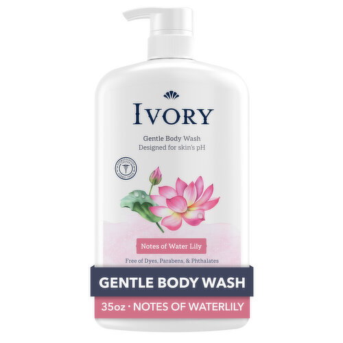 Ivory Gentle Body Wash, Water Lily Scent