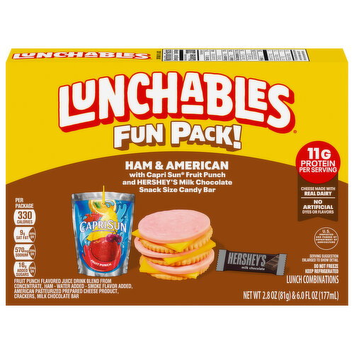 Lunchables Ham & American Lunch Combinations Fun Pack! Image 1 of 6
