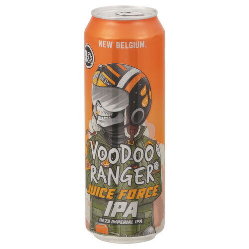 Voodoo Ranger Beer, Hazy Imperial IPA, Juice Force