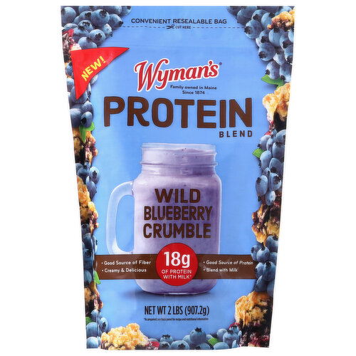 Wyman's Wild Blueberry Crumble Protein Blend