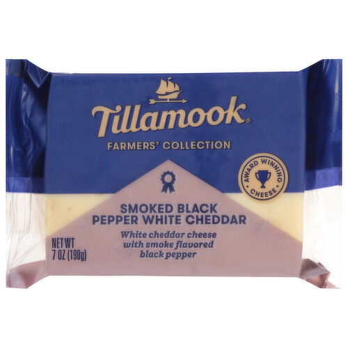 Tillamook Smoked Black Pepper White Cheddar Cheese
