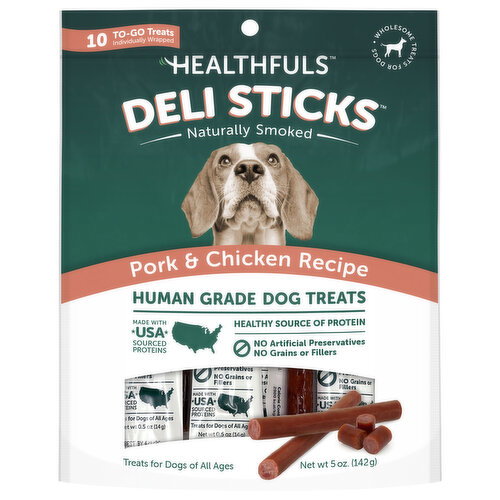 Healthfuls Human Grade Pork & Chicken Recipe Dog Treats