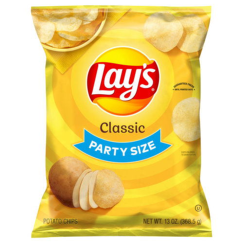 Lay's Potato Chips, Classic, Party Size