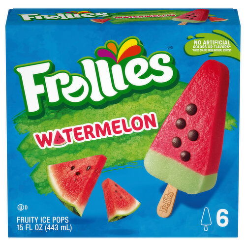 Frollies Fruity Ice Pops, Watermelon
