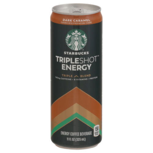 Starbucks Coffee Beverage, Energy, Dark Caramel, Triple Blend