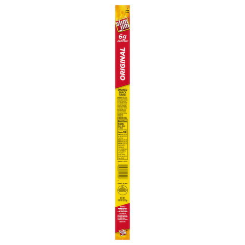 Slim Jim Smoked Original Snack Stick Image 1 of 4
