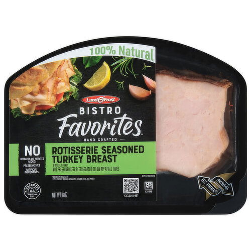 Land O'Frost Turkey Breast, Rotisserie Seasoned, White Turkey