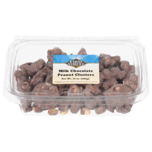 First Street Peanut Clusters, Milk Chocolate