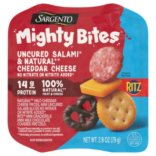 Mighty Bites Salami Cheddar Ritz Image 1 of 6