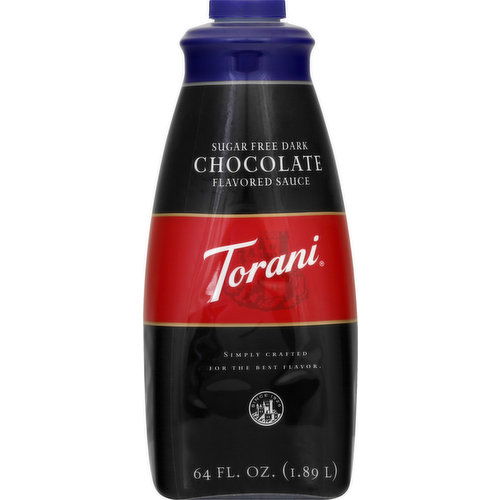 Torani Sauce, Sugar Free, Dark Chocolate