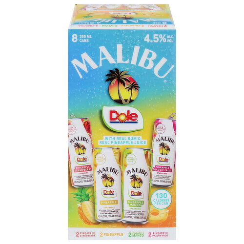 Malibu Assorted Rum & Pineapple Juice Image 1 of 5