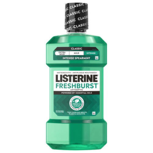 Listerine Intense Spearmint Antiseptic Freshburst Mouthwash