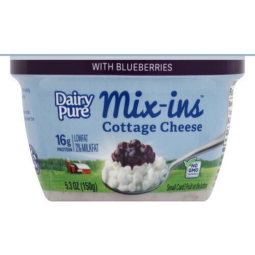 Dairy Pure Cottage Cheese, with Blueberries