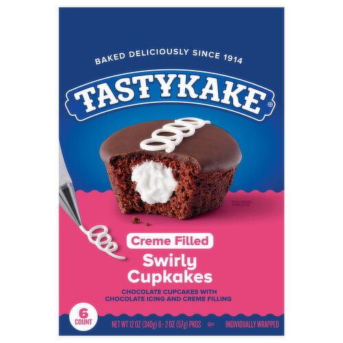 Tastykake Cream Filled Swirly Cupkakes