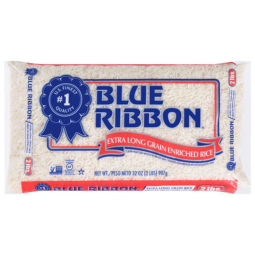 Blue Ribbon Rice, Extra Long Grain, Enriched