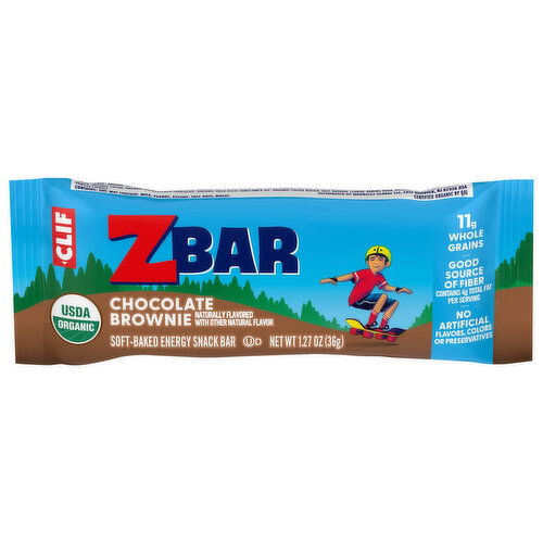 Zbar Soft-Baked Chocolate Brownie Energy Snack Bar