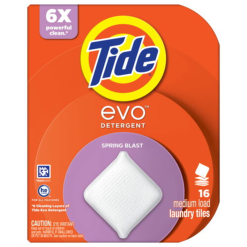 Tide Laundry Tiles Spring Blast Detergent