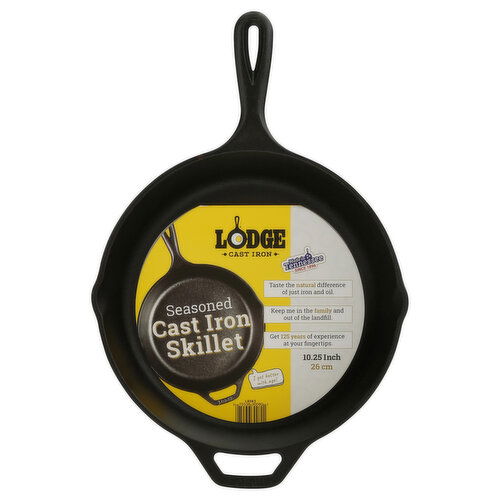 Lodge Skillet, Seasoned, 10.25 Inch