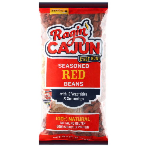 Ragin' Cajun Seasoned Red Beans with 12 Vegetable & Seasonings