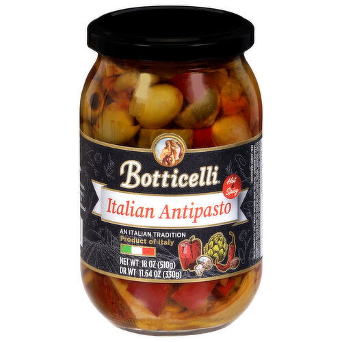 Botticelli Italian Antipasto, Hot & Spicy