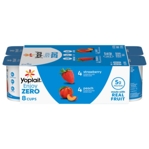 Yoplait Fat Free Strawberry/Harvest Peach Yogurt Image 1 of 6