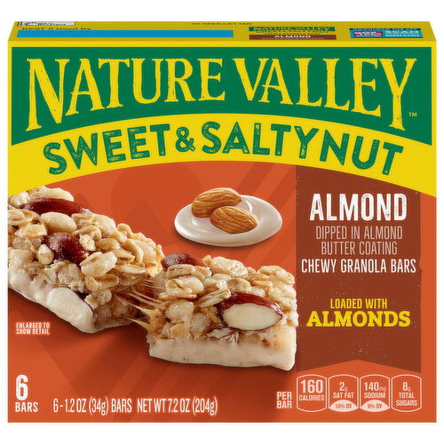 Nature Valley Granola Bars, Chewy, Almond, Sweet & Salty Nut