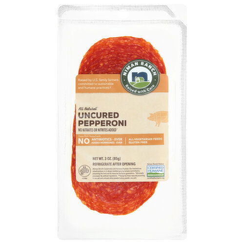 Niman Ranch All Natural Uncured Pepperoni